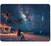 Mouse Mat Office Mouse Pad Mousepad 34 x 28 cm Non-Slip Rubber Base, Easy Gliding Ultra Thin Improves Speed and Accuracy, Textured, Gifts for Men Office Laptop Portable PC Beautiful Woman w0j-378