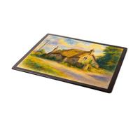 MOUSE MAT - Old Mother Hubbard's Cottage, Yealmpton - Vintage Art Style
