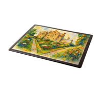 MOUSE MAT - Old Place of Mochrum, Kirkcowan (b) - Vintage Art Style