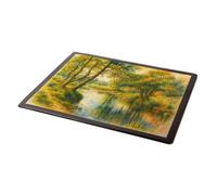 MOUSE MAT - On the Beltie, Torphins - Vintage Art Style