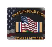 Mouse Mat Operation Desert Storm Combat Veteran Heavy Duty Mousepad Waterproof Desk Mat Square Mouse Pad For Gaming Office And Home Laptop S