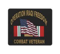 Mouse Mat Operation Iraqi Freedom Combat Veteran Mousepads Durable Desk Mat Stitched Edge Mousepad For Work Laptop Gaming L