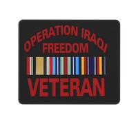 Mouse Mat Operation Iraqi Freedom Veteran Mouse Pad Waterproof Mousepad Rubber Base Desk Mat For Work Office And Home Gaming M