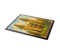 MOUSE MAT - Oxford. All Soul's Twin Towers - Vintage Art Style