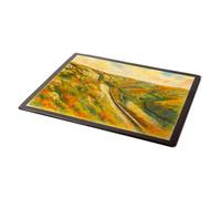 MOUSE MAT - Path from Beach to Mewslade Valley Rhossilly - Vintage Art Style
