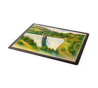 MOUSE MAT - Pen-y-Gareg Dam. Elan Valley - Vintage Art Style