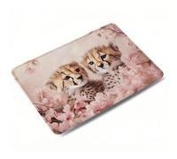 Mouse Mat Pink Gaming Mouse Pad, Optimised for Gaming Sensors, Moderate Surface Friction, Improved Precision and Speed, Non-Slip Mousepad for Computers, Laptop, PC, 23 x 18 x 3 mm, Leopard 0o-236