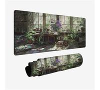 Mouse Mat Plant Mouse Pad Large 700x300mm, Desk Mat Landscape Mousepad, Desk Pad with Non-Slip Base, Extended Waterproof Mousemat, Stitched Edges Keyboard Matt, Home Office Accessories, Gifts H2-655