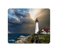 Mouse Mat Portland Head Lighthouse Maine Sun Rays Gaming Mouse Pad Game
