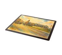 MOUSE MAT - Portrush. The Station - Vintage Art Style