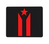 Mouse Mat Puerto Rican Flag Writing Mat Small Portable Gaming Mouse Pad, For Office, Laptop, Travel, Home, 25x30cm