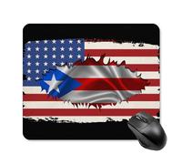 Mouse Mat Puerto Rico Friendliness Flag Soft Mouse Pad Improves Speed And Precision Gaming Mousepad For Home Office Laptop 25X30Cm