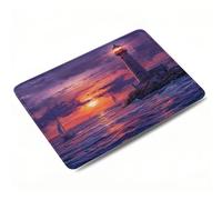 Mouse Mat Purple Gaming Mouse Pad, Optimised for Gaming Sensors, Moderate Surface Friction, Improved Precision and Speed, Non-Slip Mousepad for Computers, Laptop, 23 x 18 x 3 mm, Lighthouse 0o-916