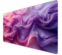 Mouse Mat Purple Mouse Pad Gauze Gaming Desk Mat Large 1500x800x3mm, Non-Slip Rubber Base, Waterproof Surface, Stitched Edges, Pretty Cute Mousepad for Office and Home Laptop, Desk Accessories K7-905