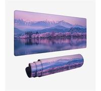 Mouse Mat Purple Mouse Pad Large 1400x600mm, Desk Mat Tree Mousepad, Desk Pad with Non-Slip Base, Extended Waterproof Mousemat, Stitched Edges Keyboard Matt, Office Accessories, Gifts for Women H2-151