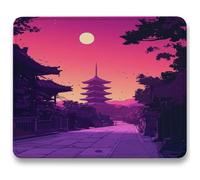 Mouse Mat, Purple Mouse Pad, Small Mousepads Architecture, 240x200x3mm, Mousemat with Non-Slip, Desk Mat Portable for Office Laptop Working Studying, Smooth Surface Desk Accessories, Washable c0-841