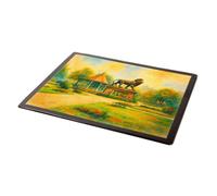 MOUSE MAT - Reading. Lion Monument Forbury Gardens - Vintage Art Style