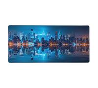 Mouse Mat Reflection 70 x 40 cm City Night Scene Large Office Desk Mat G67