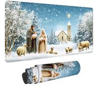 Mouse Mat Religion Mouse Pad 800x400x3 mm Large Gaming Mousepad,2025 New Desk Protector Mat with Anti-Slip Base,Waterproof&Durable Mousemat,Office Desk Accessories for Men(80x40cm Landscape)-dd1841