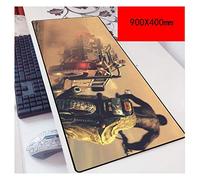 Mouse Mat resident Evil Speed Gaming Mouse mat, 900X400mm Mouse Pad, Extended XXL large Mousemat with 3mm-Thick Base,Perfect precision and speed, U