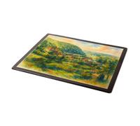 MOUSE MAT - Rievaulx Village Showing Abbey - Vintage Art Style
