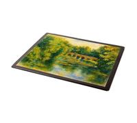MOUSE MAT - River Mole & Bridge, Leatherhead - Vintage Art Style