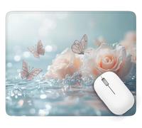 Mouse Mat Rose Mouse Pad 36 x 30 cm, Desk Mat Waterproof Design, A-1648