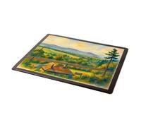 MOUSE MAT - Rothiemurchus & the Cairngorms, Aviemore b - Vintage Art Style