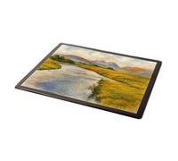 MOUSE MAT - Salachan River Glen Coe in Distance Ardgour - Vintage Art Style
