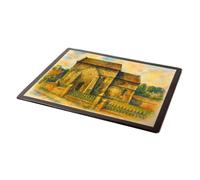 MOUSE MAT - Saxon Church, Bradford-on-Avon - Vintage Art Style