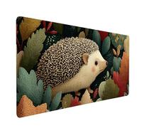 Mouse Mat Sea Gaming Mousepad Large 40" x16" x0.12, Desk Mat for Wireless Mouse Keyboard Laptop, Waterproof Mousemat Small Town Stitched Edges Non-Slip Rubber Base for Office Gaming Desk model-2088