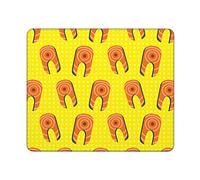 Mouse Mat Seamless Fish Fillet Pattern Improves Speed And Precision Gaming Mousepad Waterproof Mouse Pad For Home Pc Computer 25X30Cm