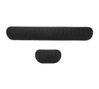 Mouse Mat Set with Wrist Support, Memory Foam Silicone Ergonomic | Home Gaming Use, Black Finish, Soft Surface, Caring for Hand Joints and Posture