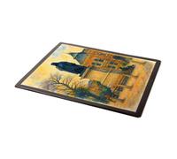 MOUSE MAT - Sir Isaac Newton Statue, Grantham - Vintage Art Style