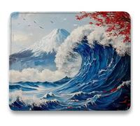 Mouse Mat, Snow Mountain Mouse Pad, Small Mousepads Ocean, 420x350x3mm, Mousemat with Non-Slip, Desk Mat Portable for Office Laptop Working Studying, Smooth Surface Desk Accessories, Washable c0-780