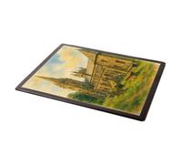 MOUSE MAT - South Side, Cathedral, Llandaff - Vintage Art Style