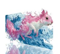 Mouse Mat Squirrel Large Gaming Mouse Pad 28x12x0.12In, Desk Mat Large as Mousepad for Laptop Desktop Pc Gaming Keyboard Improve Accuracy and Speed, Animal Mousemat for Desk Decor Gifts JXL-1918
