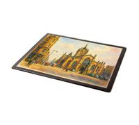 MOUSE MAT - St Giles Cathedral & High Street, Edinburgh - Vintage Art Style