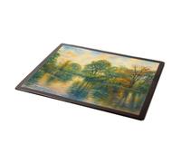 MOUSE MAT - St Helens. The Lake, Victoria Park (b) - Vintage Art Style