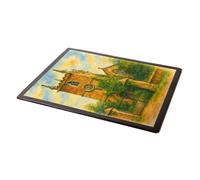 MOUSE MAT - St John the Baptist Church, Bishopsteignton - Vintage Art Style