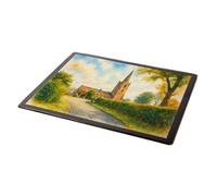 MOUSE MAT - St Mary Magdalene Church, Knighton - Vintage Art Style