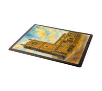 MOUSE MAT - St Mary's Church, Cerne Abbas - Vintage Art Style