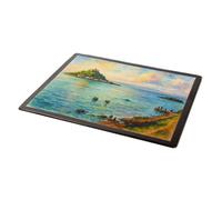 MOUSE MAT - St Michael's Mount, Chapel Road, Marazion - Vintage Art Style