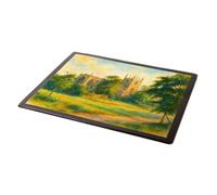 MOUSE MAT - St Nicholas Church, Hornsea, from the Park - Vintage Art Style