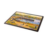 MOUSE MAT - St Tudno in the Strait, Menai Bridge - Vintage Art Style