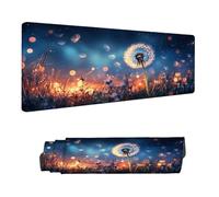 Mouse Mat Starry Sky Gaming Mouse Pad 1200 x 600 MM XXL Extended Desk Mat, Keyboard Mousepad Dandelion, Water-Resistant Surface Mousemat, for Gaming Home Office Desk Accessories for Men H-11893