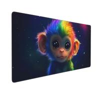Mouse Mat Starry Sky Mouse Pad Animal Desk Mat Large 600 x 400 x 3mm Non-Slip Rubber Base, Waterproof Surface, Durable Materials, Stitched Edges Gaming Mousepad, Computer Office Desk Accessories D-781