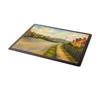 MOUSE MAT - Station Road, Little Bytham - Vintage Art Style