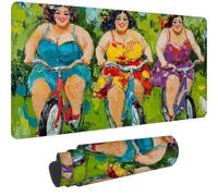 Mouse Mat Summer Mouse Pad 1200 x 600 x 3 mm Large Gaming Mousepad,2025 New Desk Protector Mat with Anti-Slip Base,Waterproof&Durable Mousemat, Office Desk Accessories for Men (120x60cm Woman)-dd1943