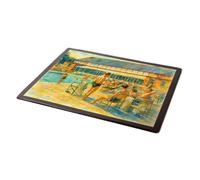 MOUSE MAT - Swimming Pool Devon Coast Country Club a - Vintage Art Style